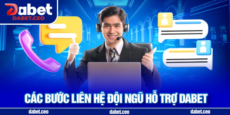 các bước liên hệ dabet