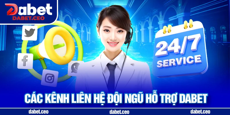 các kênh liên hệ dabet